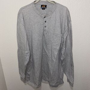 Konreco Men’s CAT2 Fire Resistant Henley Shirt Size 2XL Gray